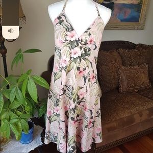 Tommy Bahama Tropical Floral Halter Dress